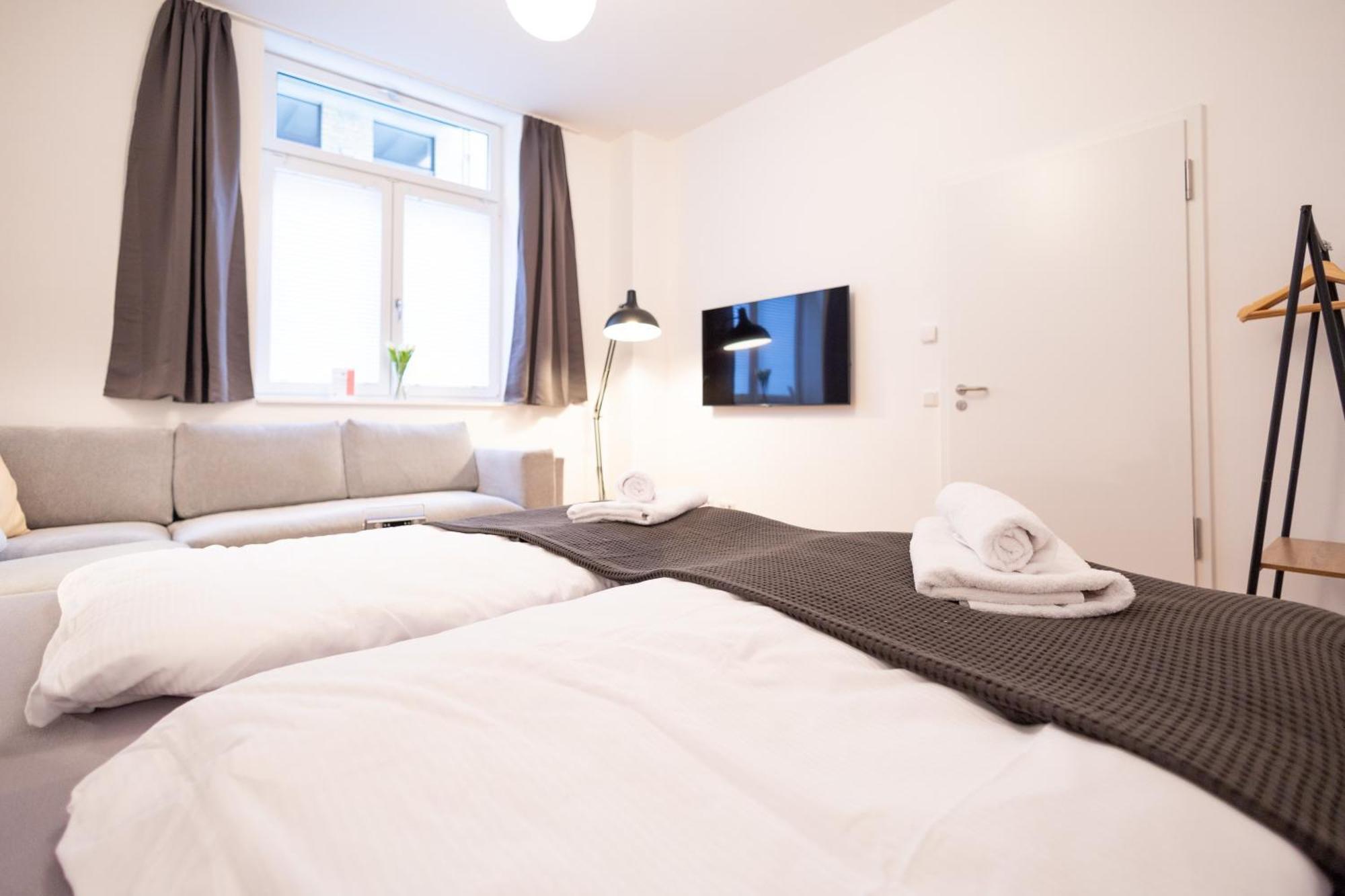 Ko-Living - Beatles Und Banksy Suites & Studios Am Eselsbrunnen - Altstadt - Kueche Halle  Luaran gambar