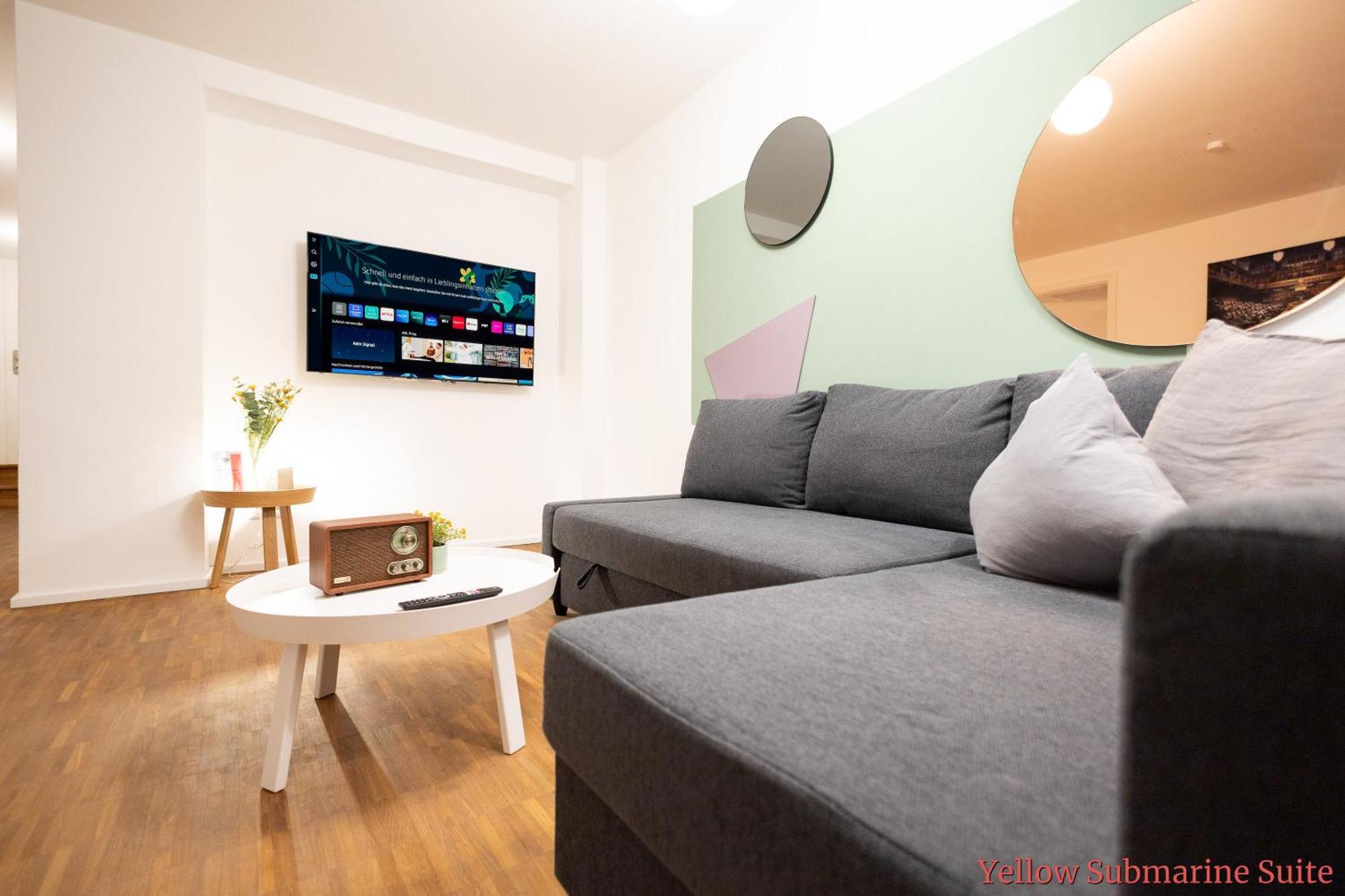 Ko-Living - Beatles Und Banksy Suites & Studios Am Eselsbrunnen - Altstadt - Kueche Halle  Luaran gambar