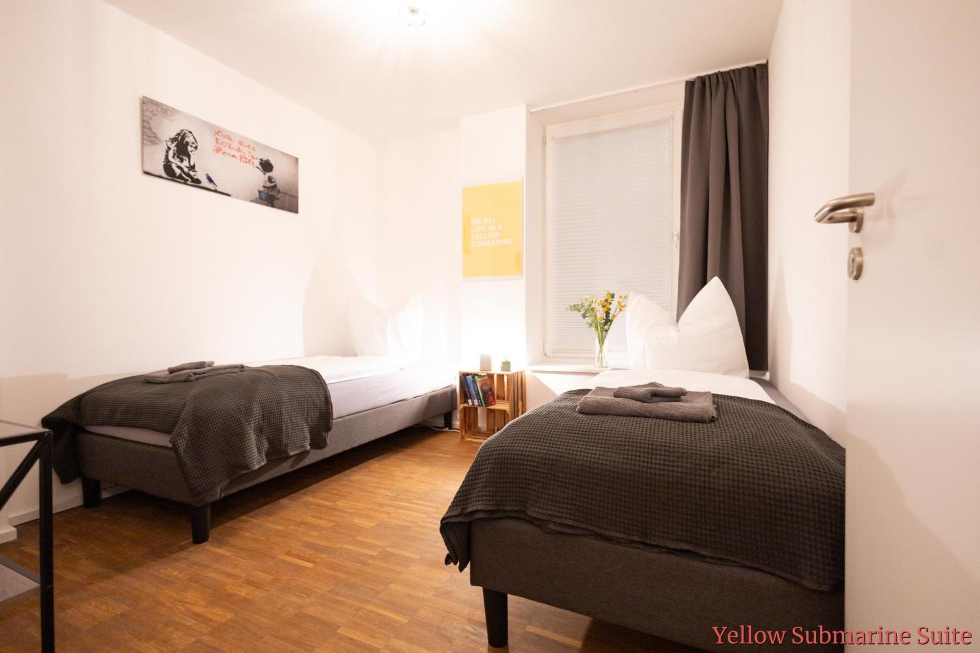 Ko-Living - Beatles Und Banksy Suites & Studios Am Eselsbrunnen - Altstadt - Kueche Halle  Luaran gambar