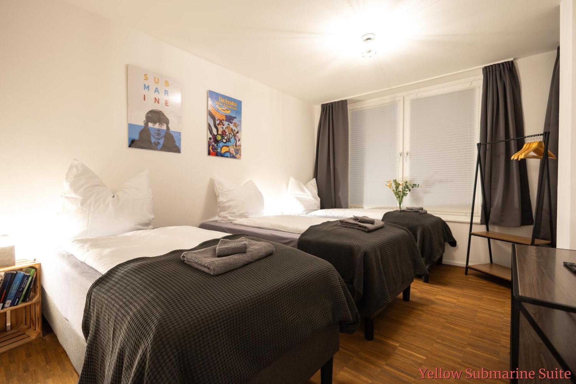 Ko-Living - Beatles Und Banksy Suites & Studios Am Eselsbrunnen - Altstadt - Kueche Halle  Luaran gambar