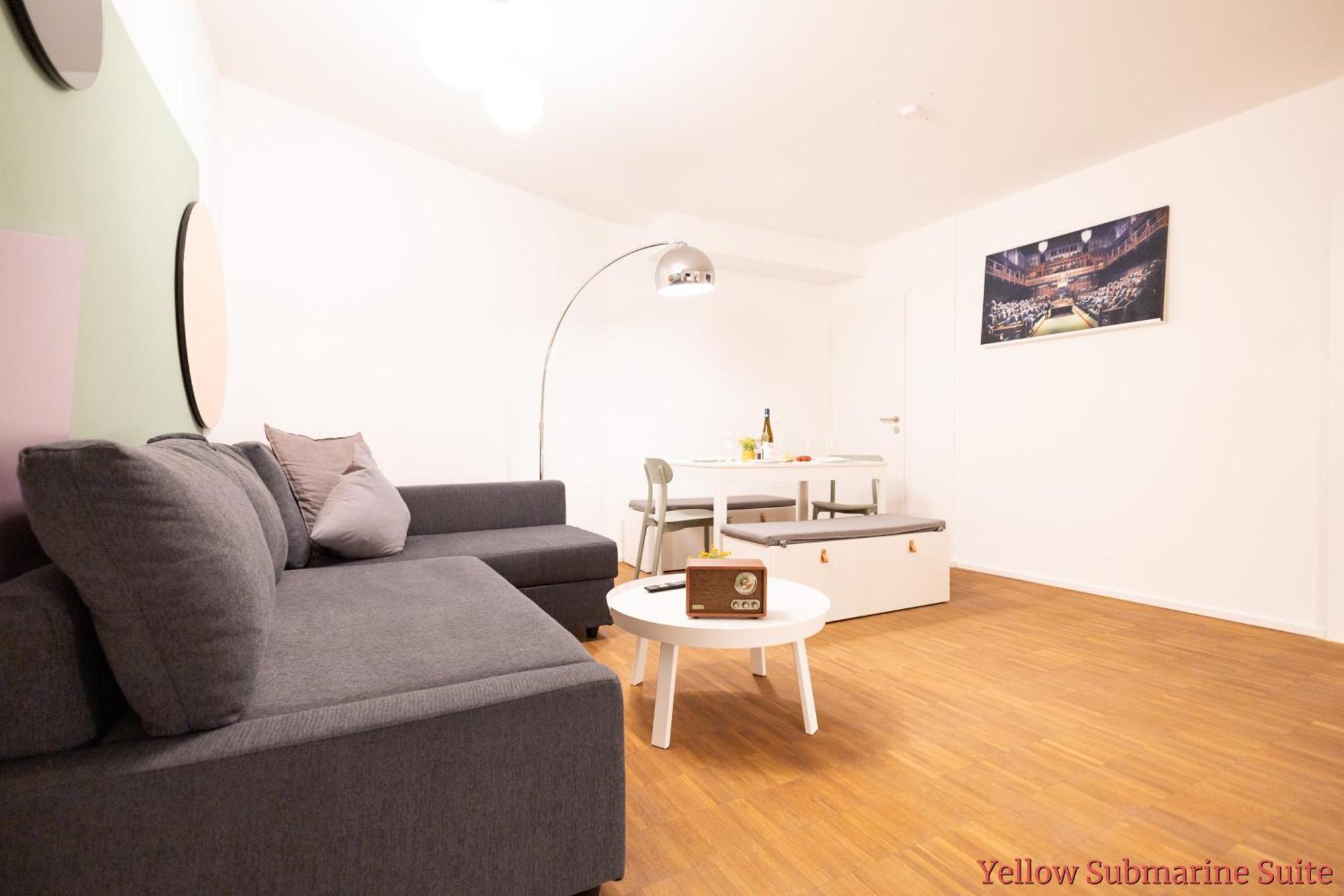 Ko-Living - Beatles Und Banksy Suites & Studios Am Eselsbrunnen - Altstadt - Kueche Halle  Luaran gambar