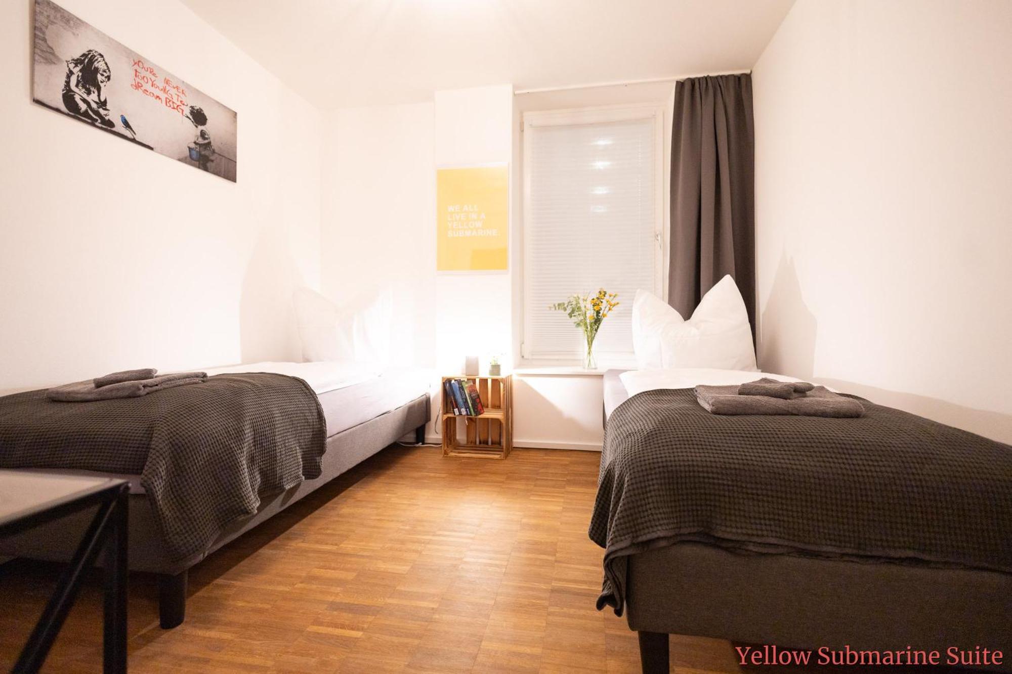 Ko-Living - Beatles Und Banksy Suites & Studios Am Eselsbrunnen - Altstadt - Kueche Halle  Luaran gambar