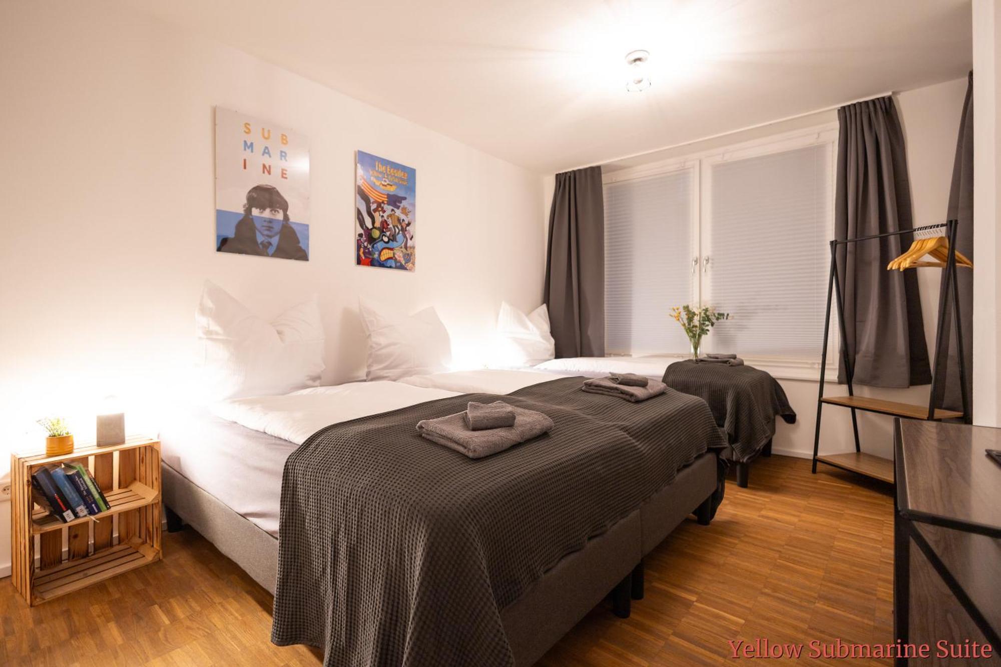 Ko-Living - Beatles Und Banksy Suites & Studios Am Eselsbrunnen - Altstadt - Kueche Halle  Luaran gambar